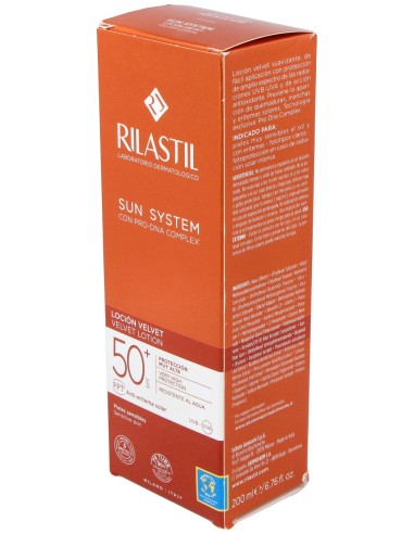 Rilastil Sun System Spf50+ Loción Velvet 200Ml
