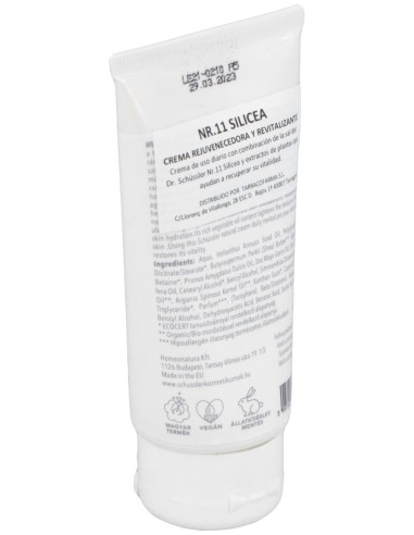 Schussler Natur Nº11 Silicea Crema 75Ml.