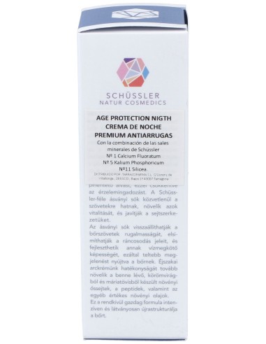 Schüssler Age Protection Night Crema Premium 50Ml