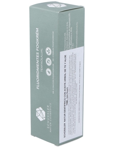 Schüssler Natur Dentifrico Con Aceite Arbol De Te Y Aloe 75Ml (Sin Fluor)