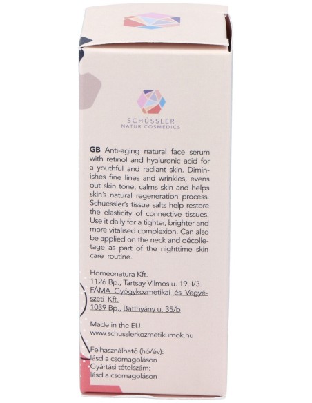 Schussler Natur Serum Facial Retinol 1% 30Ml.