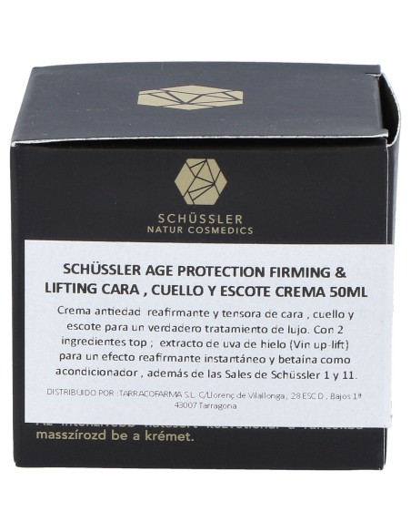 Schüssler Age Protection Firming & Lifting Crema 50Ml
