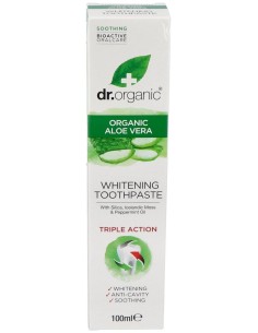 Pasta De Dientes Aloe Vera Organico 100Ml.