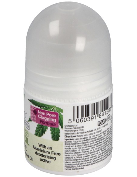 Desodorante Aceite De Cañamo Organico 50Ml.