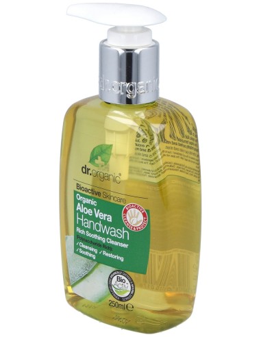 Dr Organic Jab¢N En Gel Para Manos Aloe Vera 250Ml