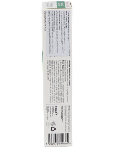 Pasta De Dientes Aloe Vera Organico 100Ml.