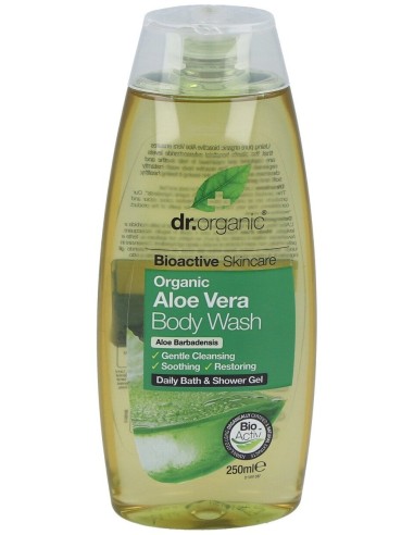 Gel De Baño Y Ducha Aloe Vera Organico 250Ml.