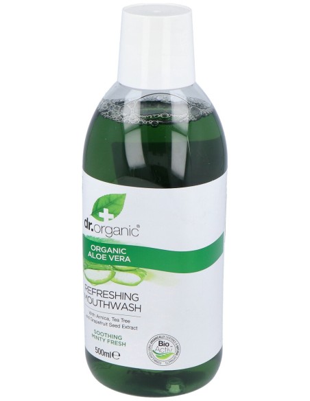 Enjuague Bucal Aloe Vera Organico 500Ml.