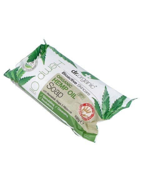 Jabon En Pastilla Aceite Cañamo Organico 100Gr.