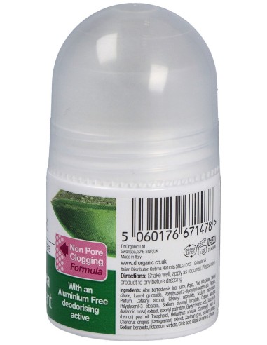 Desodorante Aloe Vera Organico 50Ml.