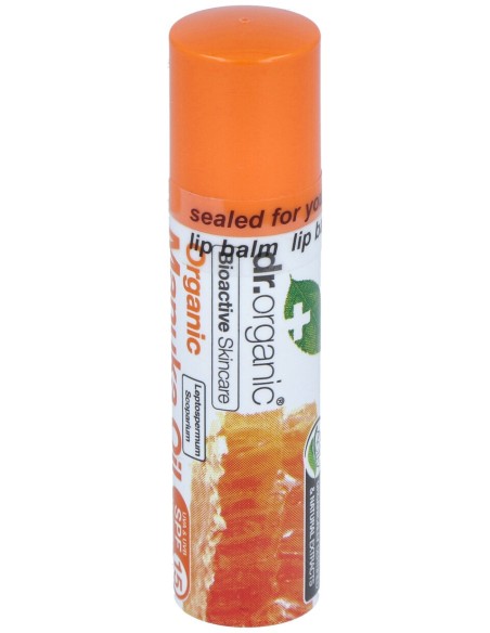 Dr Organic Bálsamo Labial Miel Manuka 5,7Ml