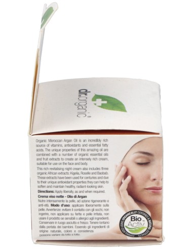 Crema De Noche Aceite Argan Marroqui 50Ml.