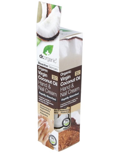 Dr Organic Crema De Manos Y U€As Aceite De Coco...