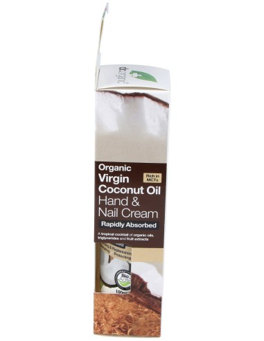 Dr Organic Crema De Manos Y U€As Aceite De Coco...