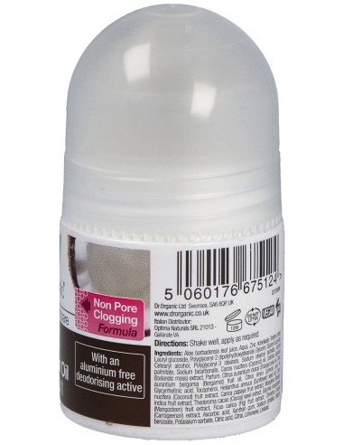 Desodorante Aceite Coco Organico 50Ml.