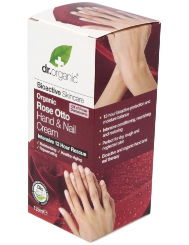 Crema De Manos Y Uñas Rosa De Damasco 125Ml.