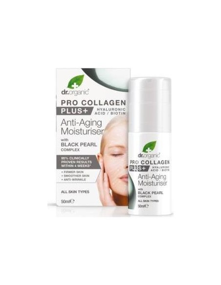 Crema Antiedad Pro-Collagen Plus Perla Negra 50Ml.