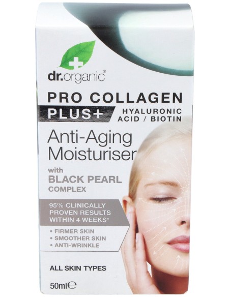 Crema Antiedad Pro-Collagen Plus Perla Negra 50Ml.