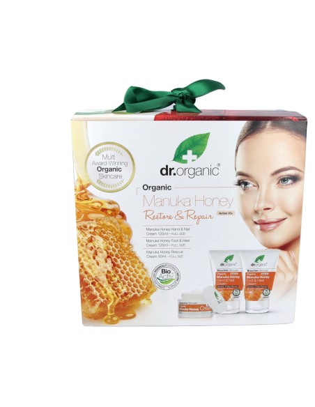 Dr Organic Set Reparador Y Restaurador De Miel De Manuka