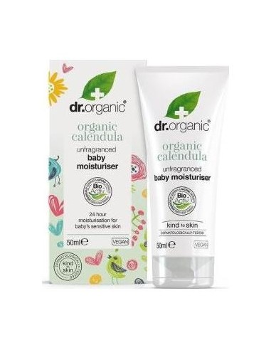 Dr. Organic Crema Hidratante Bebé Calendula 50Ml