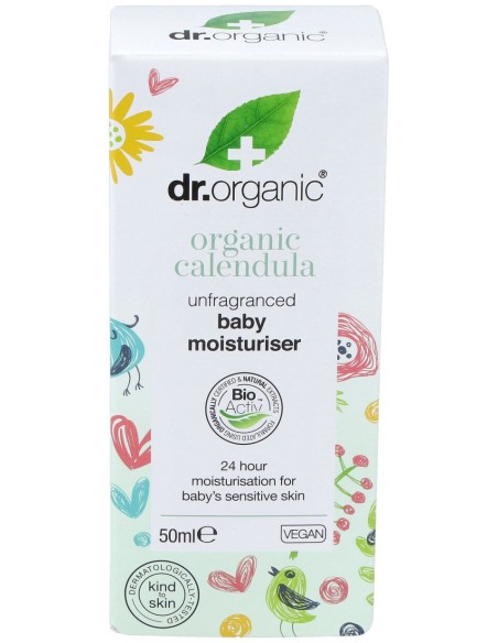 Dr. Organic Crema Hidratante Bebé Calendula 50Ml