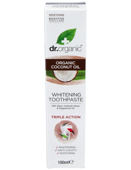 Pasta De Dientes Aceite De Coco Organico 100Ml.