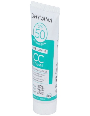 Dhyvana Solar Spf50 Color Con Acido Hialuronico...