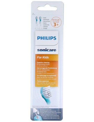 Cabezal Sonicare Para Niños +3 Años Azul 2Ud.