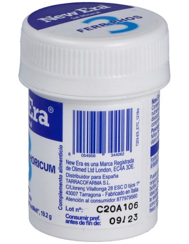 New Era Schüssler Nr.3 Ferrum Phosphoricum 240Comp