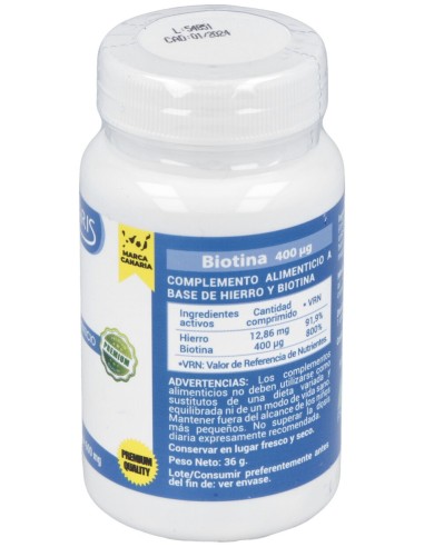 Polaris Biotina 400Mg 60Comp