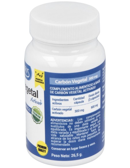 Polaris Carbon Vegetal 300Mg 50Caps