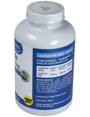 Polaris Lecitina Soja 1200 Mg 200 Perlas