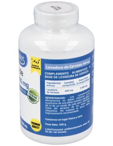 Polaris Levadura Cerveza 400Mg 500Comp