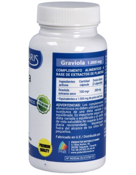 Polaris Graviola 1000Mg 90Caps