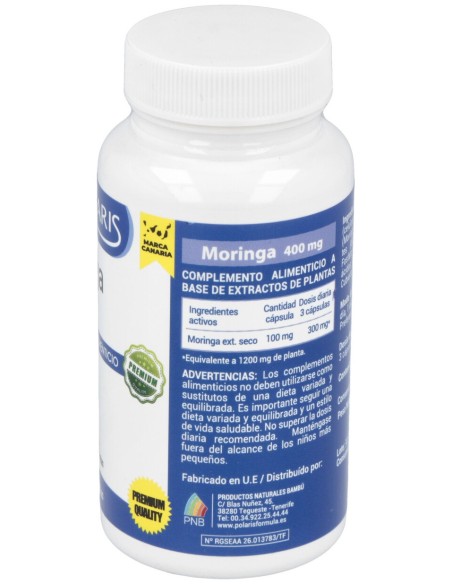 Moringa 400Mg. 100Cap.