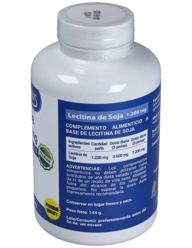 Lecitina De Soja 1200Mg. 90Perlas