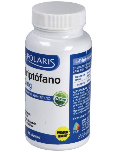 L-Triptofano 500Mg. 60Cap.