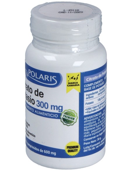 Polaris Citrato Potasio 300Mg 50Comp