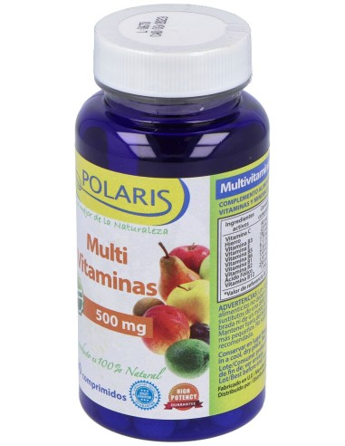 Polaris Multivitaminas 500Mg 100 Comp