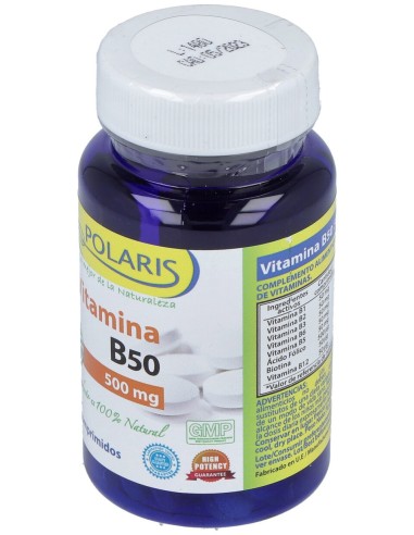 Polaris Vitamina B50 500Mg 60Comp