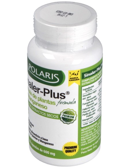 Polaris Sinaler Plus Formula 600Mg 90Caps