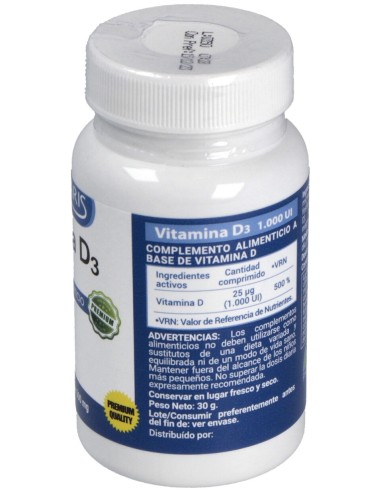 Polaris Vitamina D3 1000Ui 60Comp