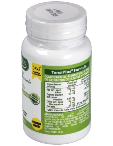 Tensiplus (Ajo+Espino Blanco) 500Mg. 30Cap