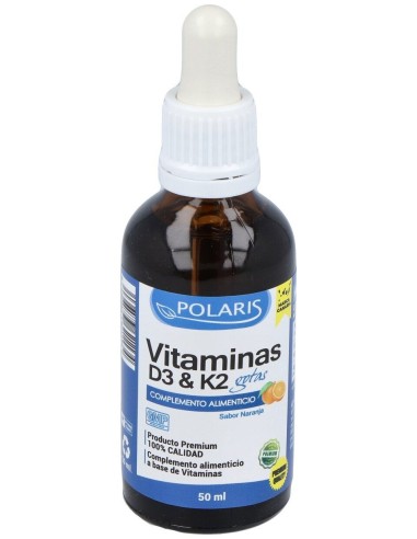 Polaris Vitamina D3-K2 Gotas 50Ml