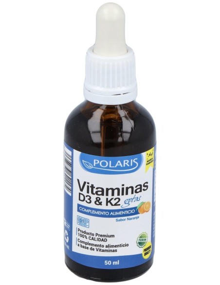 Polaris Vitamina D3-K2 Gotas 50Ml