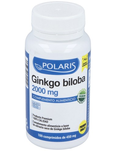 Polaris Ginkgo Biloba 2000Mg 100Comp