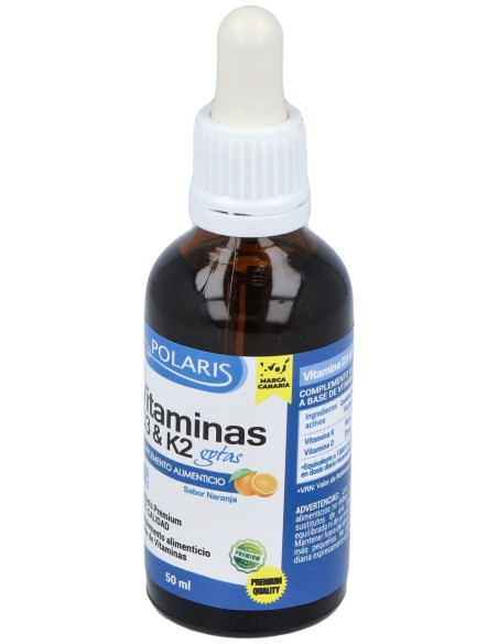 Polaris Vitamina D3-K2 Gotas 50Ml