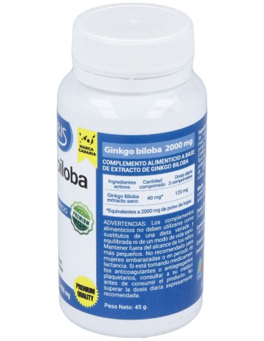 Polaris Ginkgo Biloba 2000Mg 100Comp