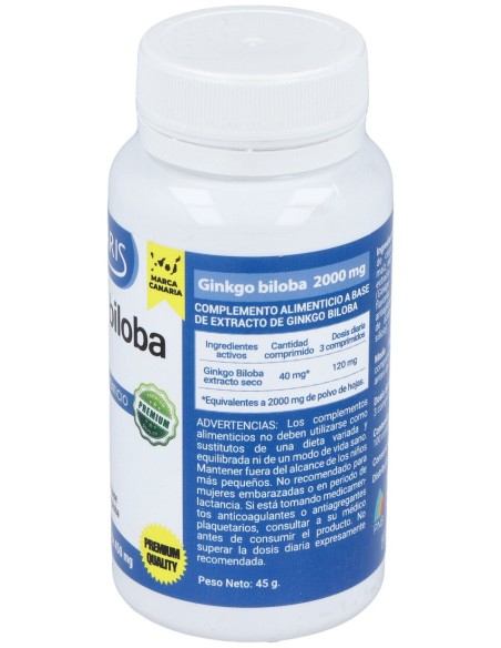 Polaris Ginkgo Biloba 2000Mg 100Comp