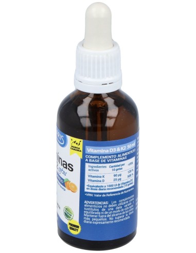 Polaris Vitamina D3-K2 Gotas 50Ml